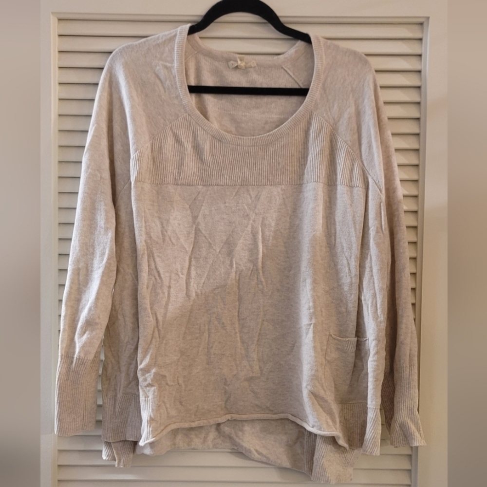 Eileen Fisher - 100% Organic Cotton Long-Sleeve Loose-Fit Top